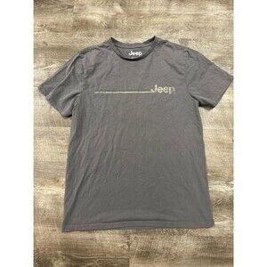 JEEP Grey Jeep Wrangler Print T-Shirt Size Medium